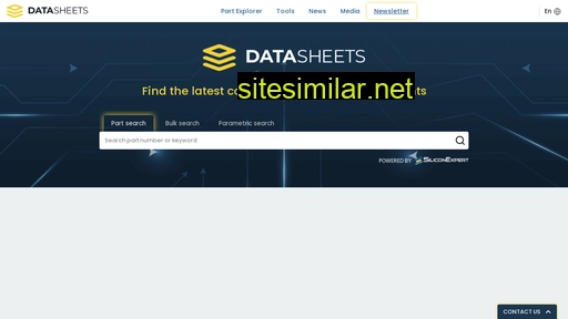 Datasheets similar sites
