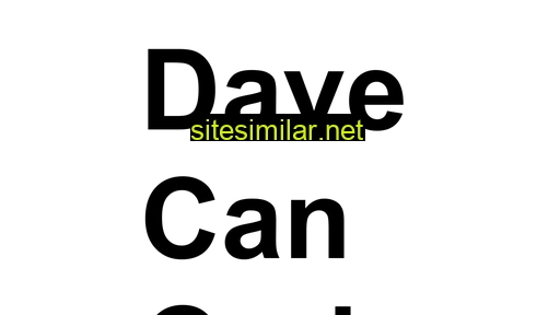 Davecancode similar sites