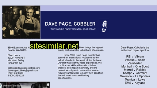 davepagecobbler.com alternative sites