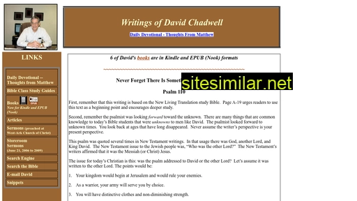 davidchadwell.com alternative sites