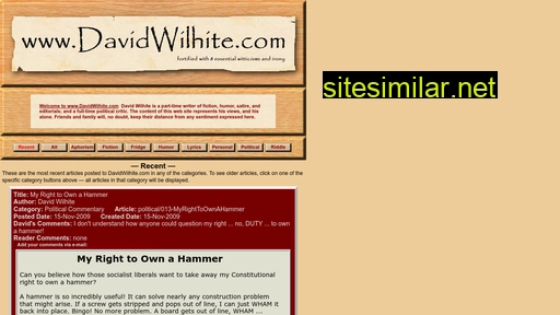 davidwilhite.com alternative sites