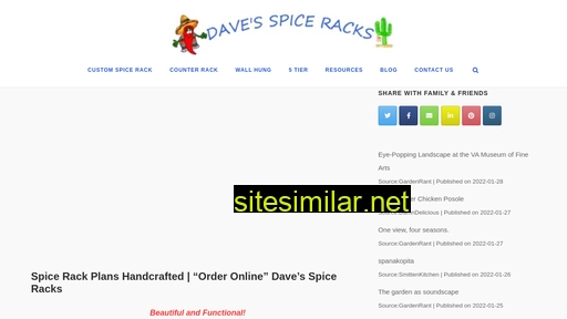 Davesspiceracks similar sites