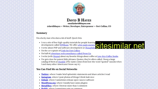 davidbhayes.com alternative sites