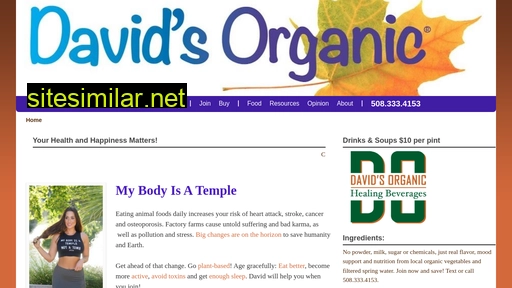 davidsorganic.com alternative sites