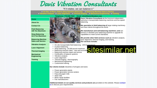 Davisvibration similar sites