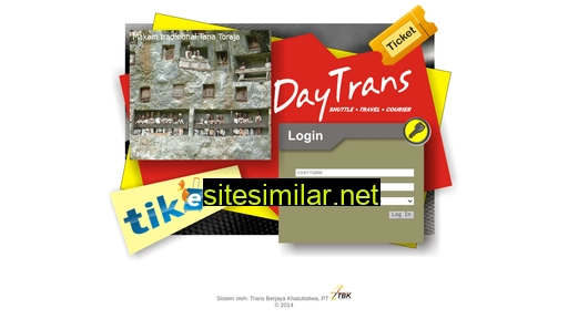 daytrans.tiketux.com alternative sites