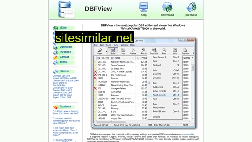 Dbfview similar sites