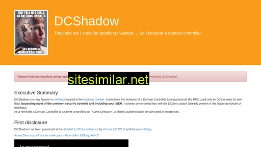dcshadow.com alternative sites