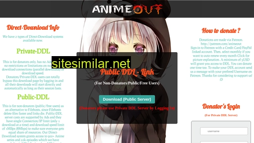 ddl.animeout.com alternative sites