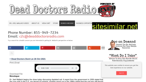 deaddoctorsradio.com alternative sites