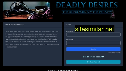Deadly-desires similar sites