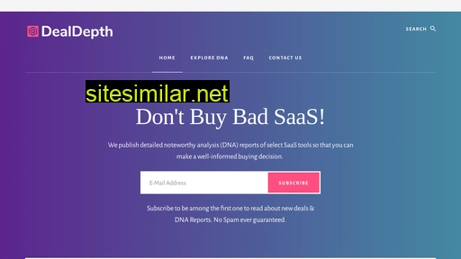dealdepth.com alternative sites