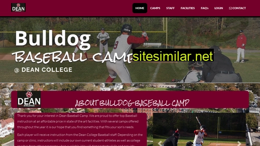 deanbulldogbaseballcamp.com alternative sites