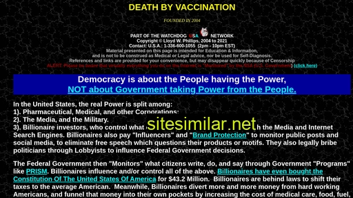 deathbyvaccination.com alternative sites