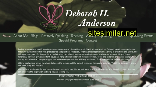 Deborahhanderson similar sites