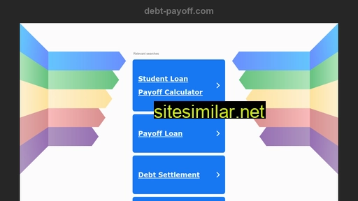 debt-payoff.com alternative sites