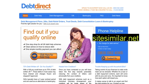 debtdirect.com alternative sites