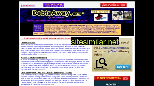 debtsaway.com alternative sites