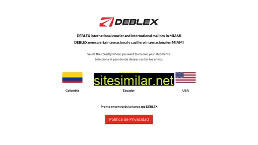 deblex.com alternative sites