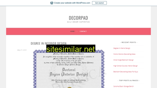 decorpad.wordpress.com alternative sites