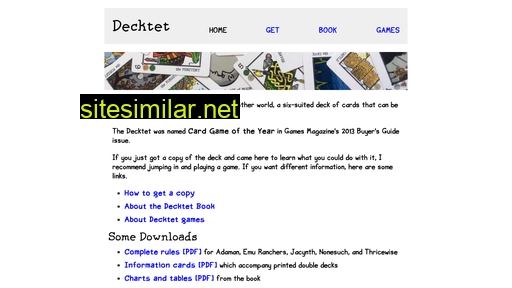 decktet.com alternative sites