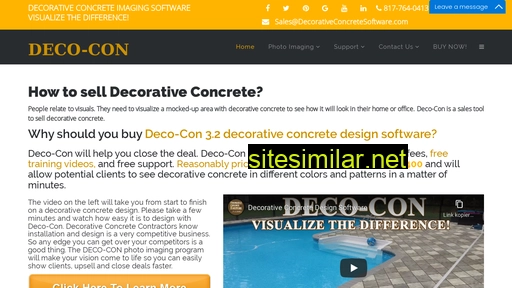 decorativeconcretesoftware.com alternative sites