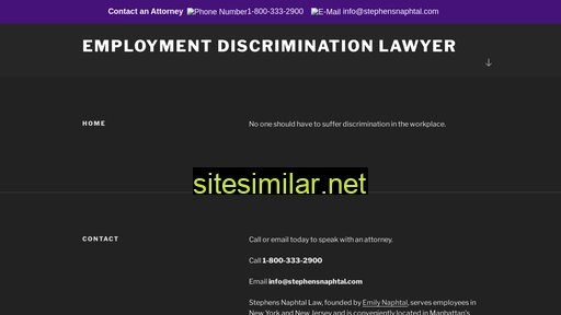 Dedicatedemploymentdiscriminationlawyer similar sites