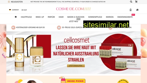 de.cosme-de.com alternative sites