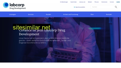 de.drugdevelopment.labcorp.com alternative sites