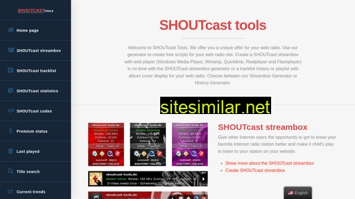 Shoutcast-tools similar sites