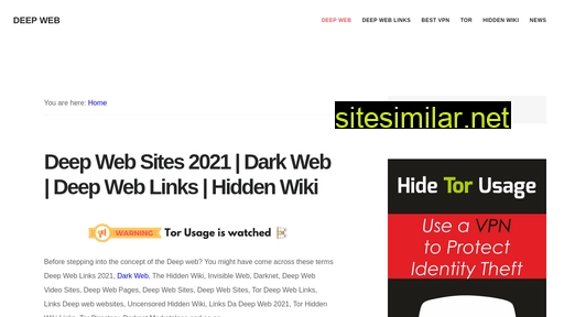 Deepweb-sites similar sites