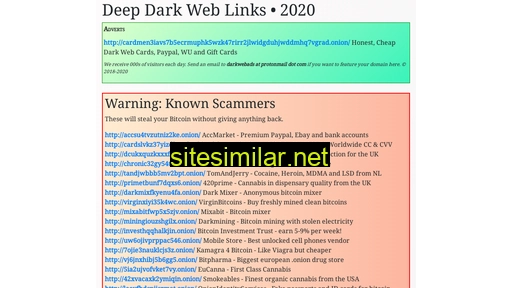 deepdarkweblinks.com alternative sites