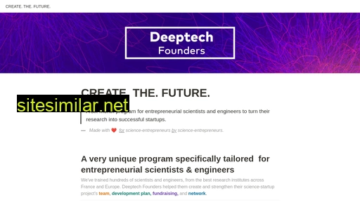 deeptechfounders.com alternative sites