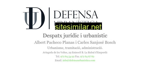 defensaurbanistica.com alternative sites