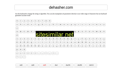 dehasher.com alternative sites