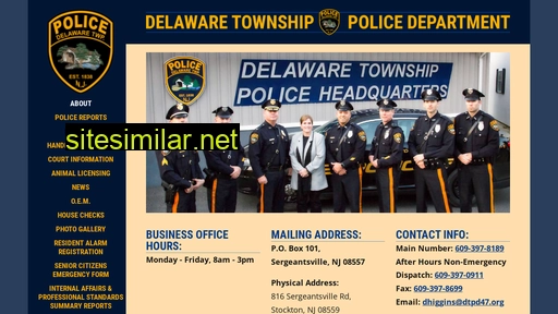 delawaretownshippolice.com alternative sites