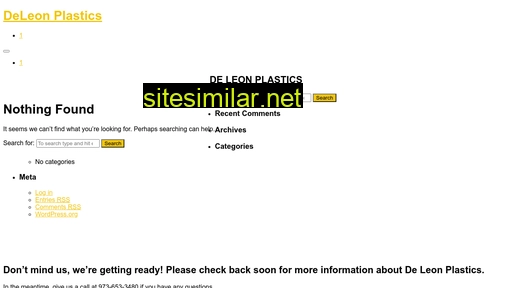 deleonplastic.com alternative sites