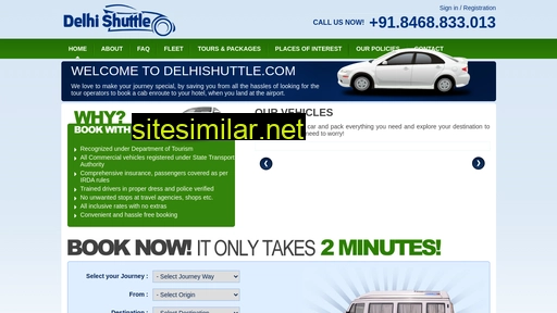 delhishuttle.com alternative sites