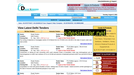 Delhitenders similar sites