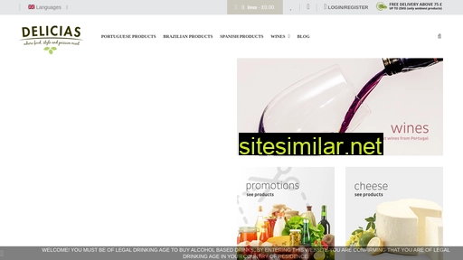 delicias-uk.com alternative sites