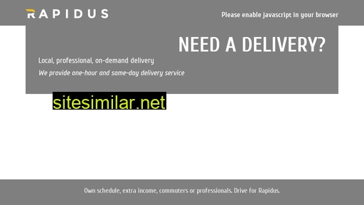 delivery.rapidus.com alternative sites