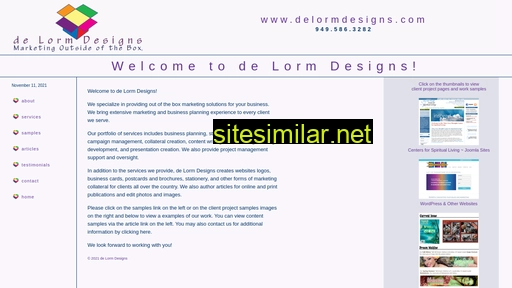 delormdesigns.com alternative sites