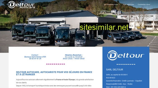 deltour-autocars.com alternative sites