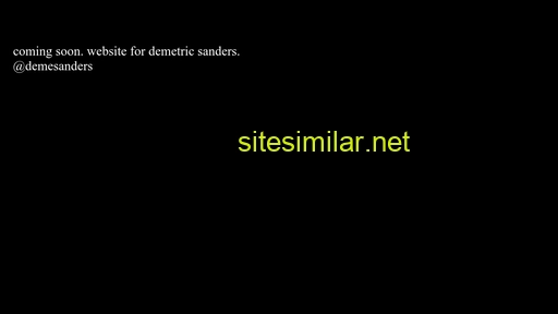 demesanders.com alternative sites
