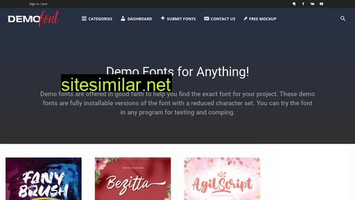demofont.com alternative sites