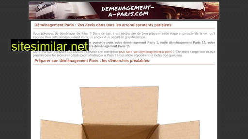 Demenagement-a-paris similar sites