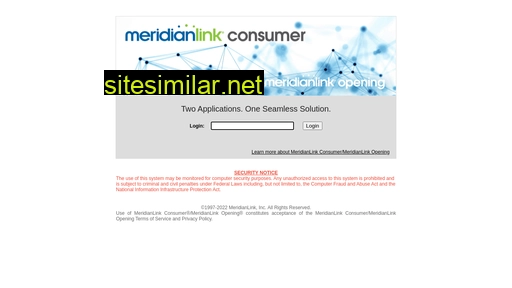 demo.consumer.meridianlink.com alternative sites