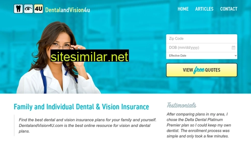 dentalandvision4u.com alternative sites