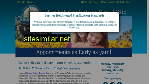 dentalcareinmoonvalley.com alternative sites
