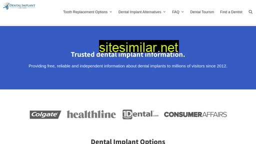dentalimplantcostguide.com alternative sites